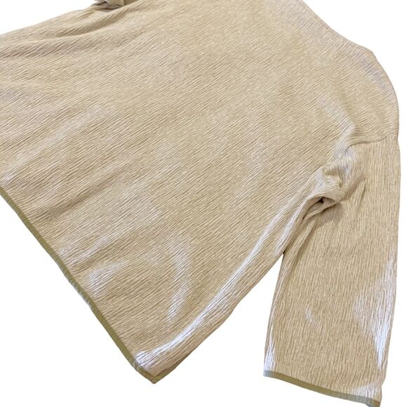 J. Jill Pure Sage Cream Blouse XS Women Linen Blend Textured BohoChic Earthy - Picture 15 of 16